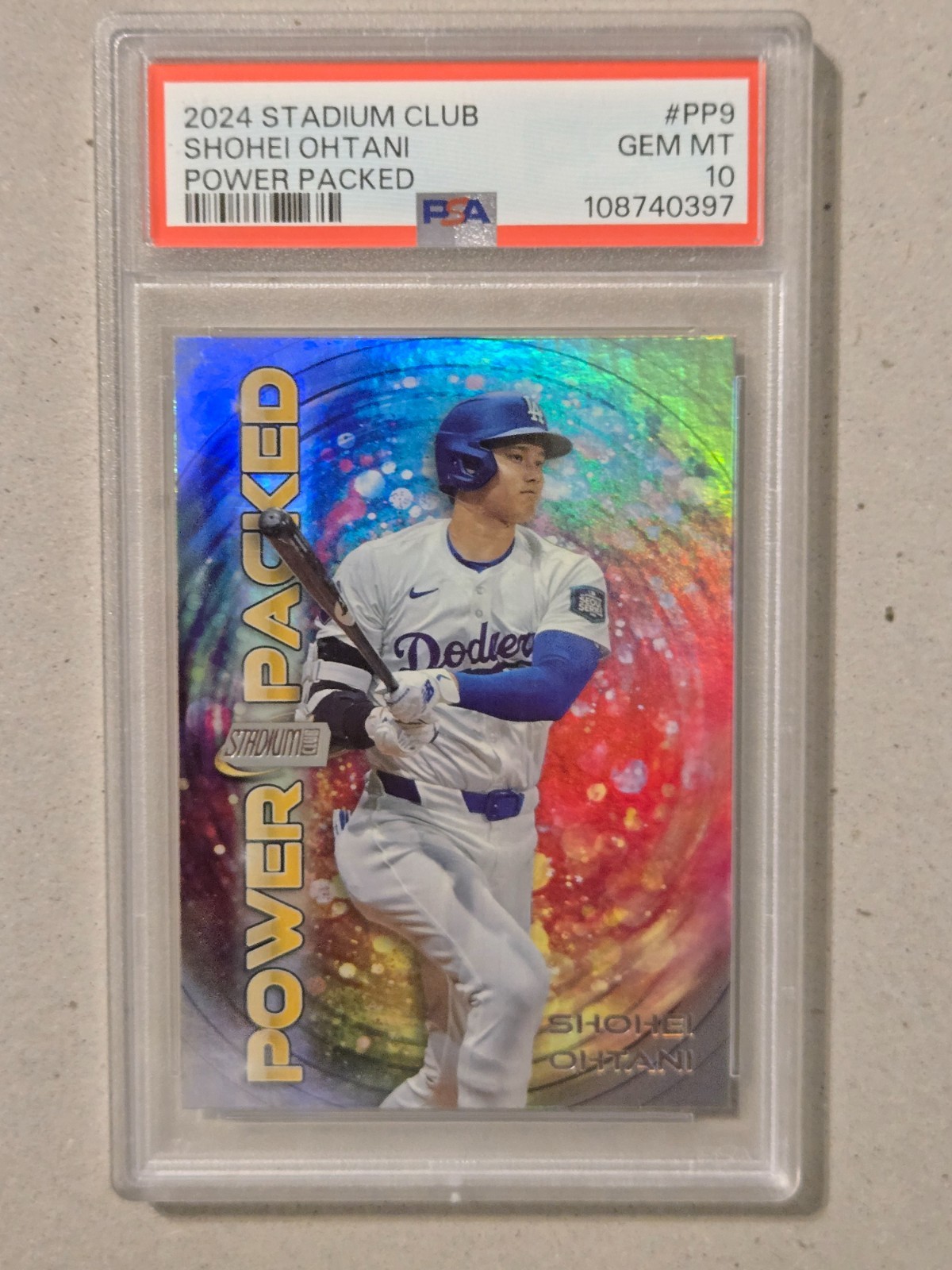2024 TOPPS STADIUM CLUB POWER PACKED PP9 SHOHEI OHTANI PSA 10 GEM MINT GRADED 2024 TOPPS STADIUM CLUB POWER PACKED PP9 SHOHEI OHTANI PSA 10 GEM MINT GRADED