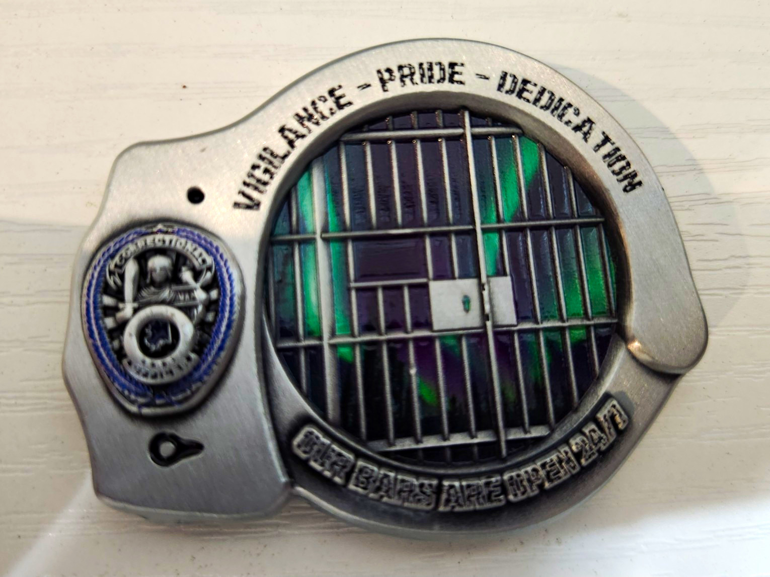 Retired Alaska Department Of Corrections Challenge Coin, Limited Production Retired Alaska Department Of Corrections Challenge Coin, Limited Production