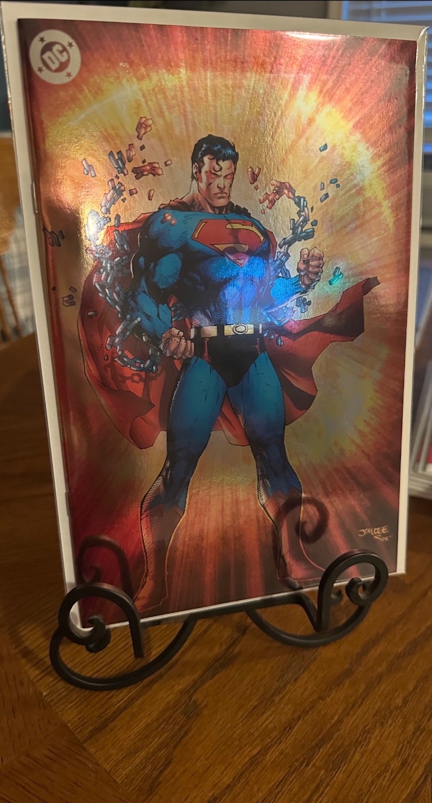 Superman Action Comics 1 JIM LEE Red Foil Virgin SDCC 2025 Ltd 200 NM++ Superman Action Comics 1 JIM LEE Red Foil Virgin SDCC 2025 Ltd 200 NM++