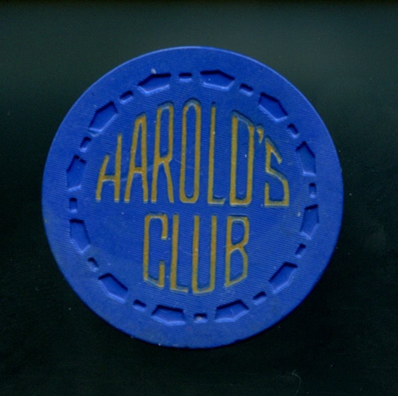 OLD VINTAGE 1951 CALIF CARD ROOM CHIP - $1.00 - HAROLD'S CLUB - EL CENTRO CA OLD VINTAGE 1951 CALIF CARD ROOM CHIP - $1.00 - HAROLD'S CLUB - EL CENTRO CA
