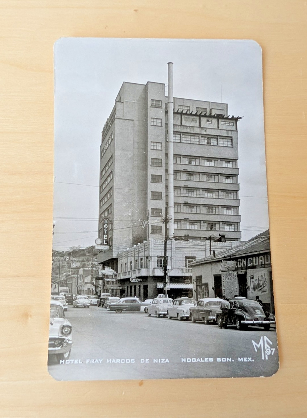RPPC Nogales Mexico Real Photo Hotel Postcard 1950s Sonora RPPC Nogales Mexico Real Photo Hotel Postcard 1950s Sonora