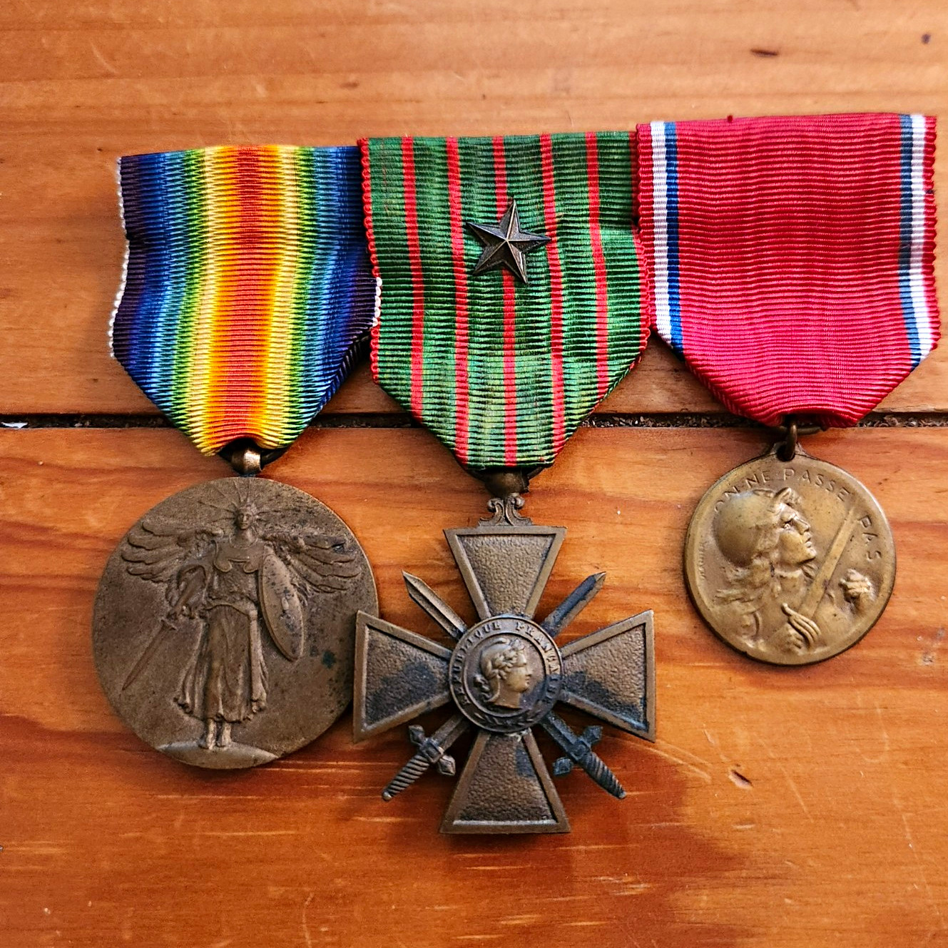 WWI Medal bar original