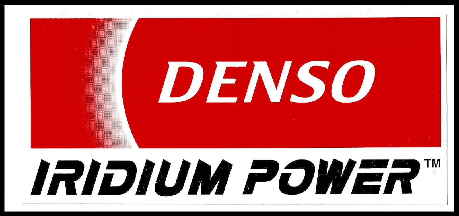 Denso Iridium Power Racing Advertising Sticker Decal | Mint | 3 5/8 x 8" Denso Iridium Power Racing Advertising Sticker Decal | Mint | 3 5/8 x 8"