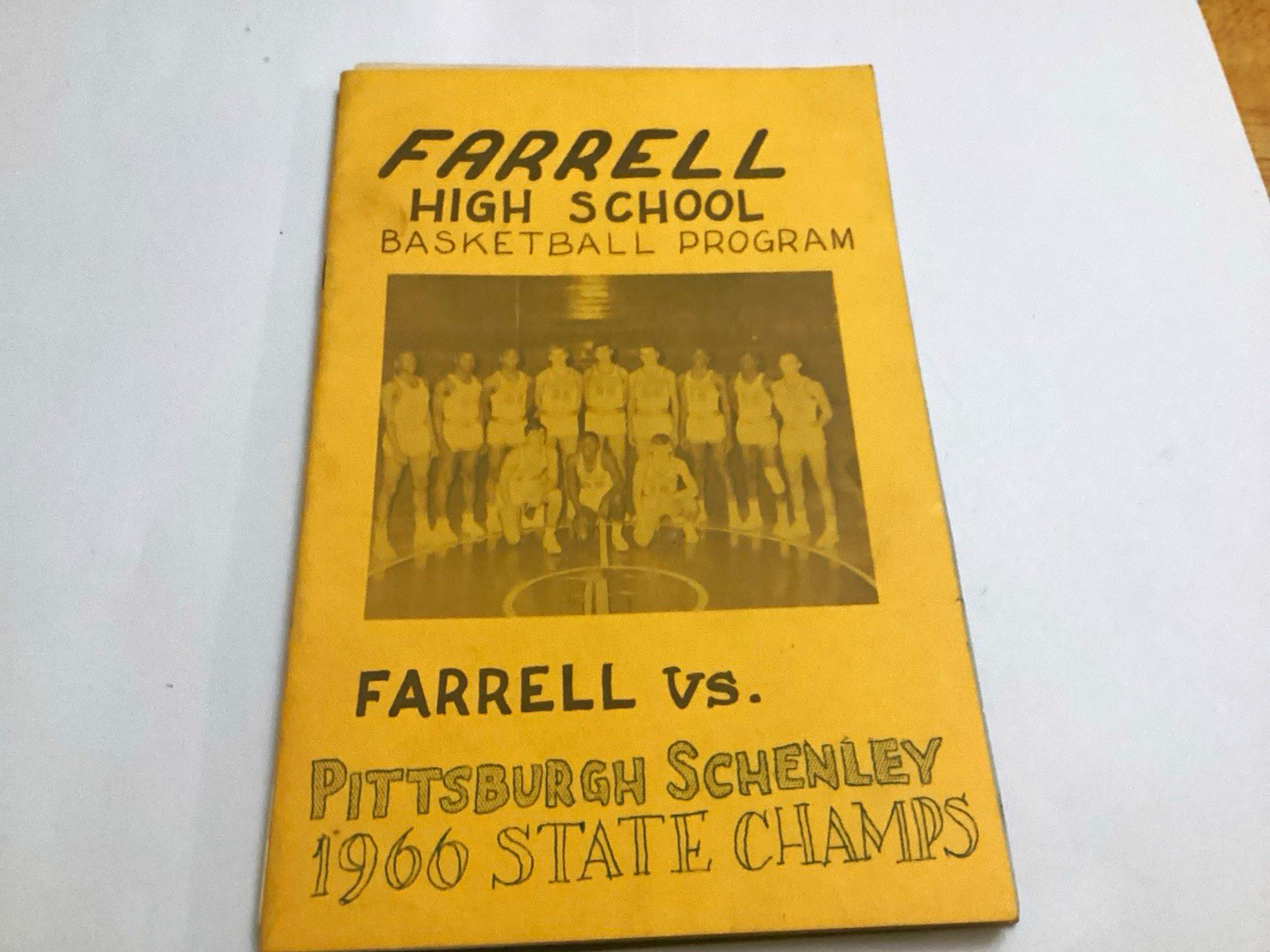 Farrell High School Basketball Program vs Pittsburgh Schenley 1966 Ken Durrett Farrell High School Basketball Program vs Pittsburgh Schenley 1966 Ken Durrett