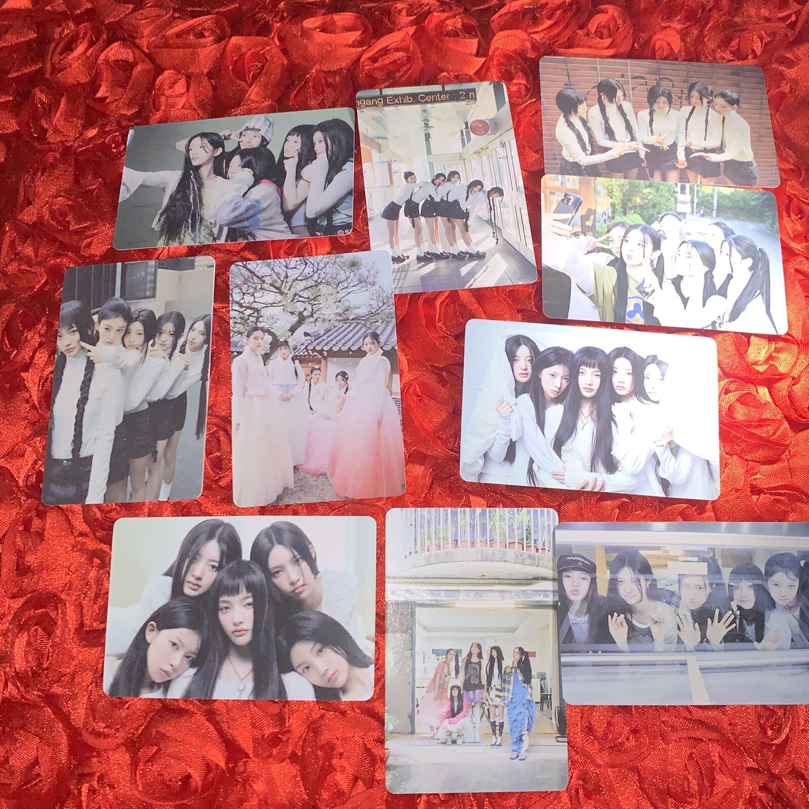 ILLIT Purple Edition Celeb K-pop Girl Photo Card GROUP GIRLS MAGNETIC BUNDLE 10