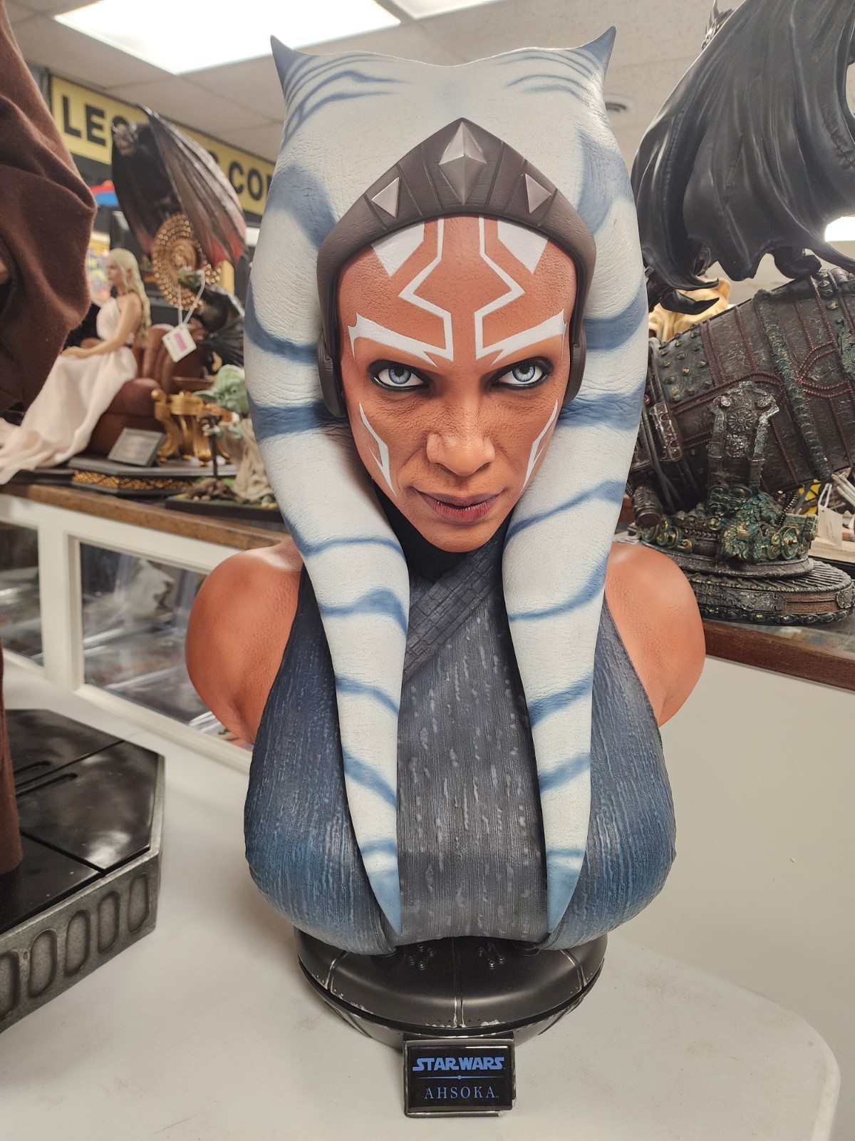 Force Laboratory Ashoka Tano Life Size Bust Star Wars Character Ashoka Tano