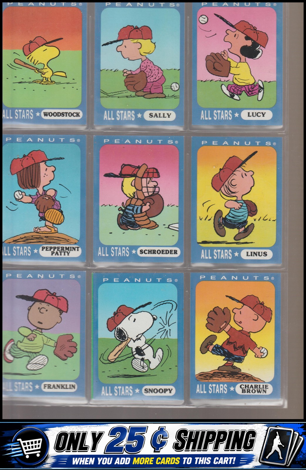 United Feature Syndicate 1991 Peanuts full set Ziploc Collectible Cards