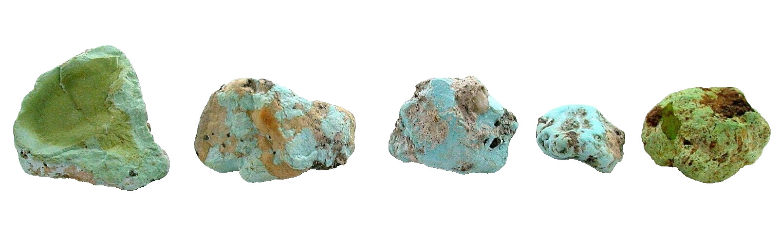90 Gram 5 Hard Unstabilized Blue Green Turquoise Specimen Nuggets CS457/41524 90 Gram 5 Hard Unstabilized Blue Green Turquoise Specimen Nuggets CS457/41524