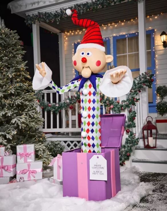 5.3 FT ANIMATED CHARLIE IN THE BOX FROM RUDOLPH RED NOSED REINDEER DISPLAY 5.3 FT ANIMATED CHARLIE IN THE BOX FROM RUDOLPH RED NOSED REINDEER DISPLAY