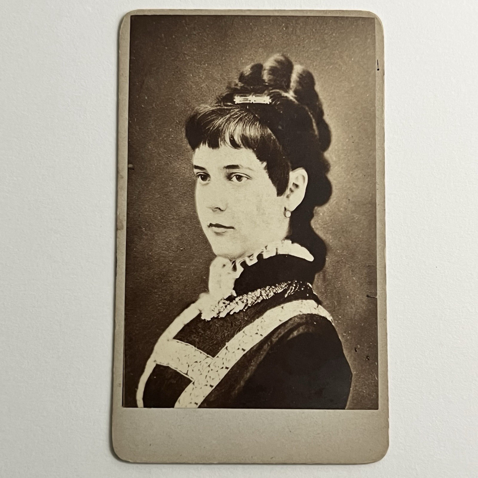 Antique CDV Photograph Woman ID Jennie Cramer Famous Murder Victim New Haven CT Antique CDV Photograph Woman ID Jennie Cramer Famous Murder Victim New Haven CT