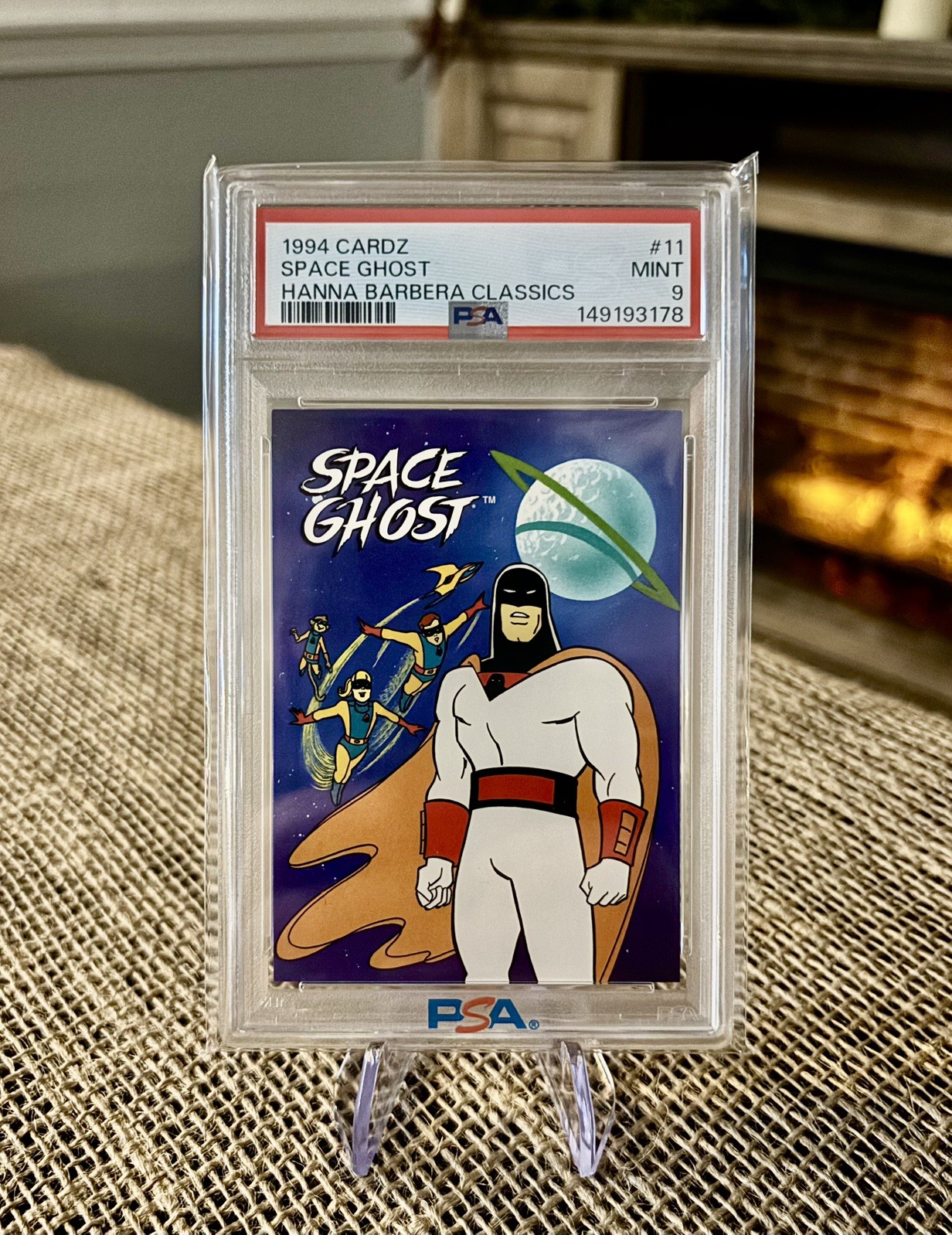 Space Ghost 1994 Cardz Hanna Barbera Classics #11 PSA 9 MINT Coast To Coast Space Ghost 1994 Cardz Hanna Barbera Classics #11 PSA 9 MINT Coast To Coast