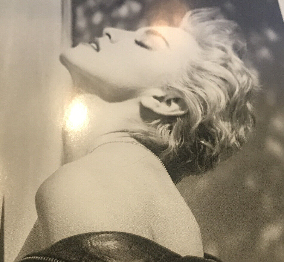 Madonna 1986 Picture Post Card Leather Herb Ritts Fahey/Klein Gallery LA 4\