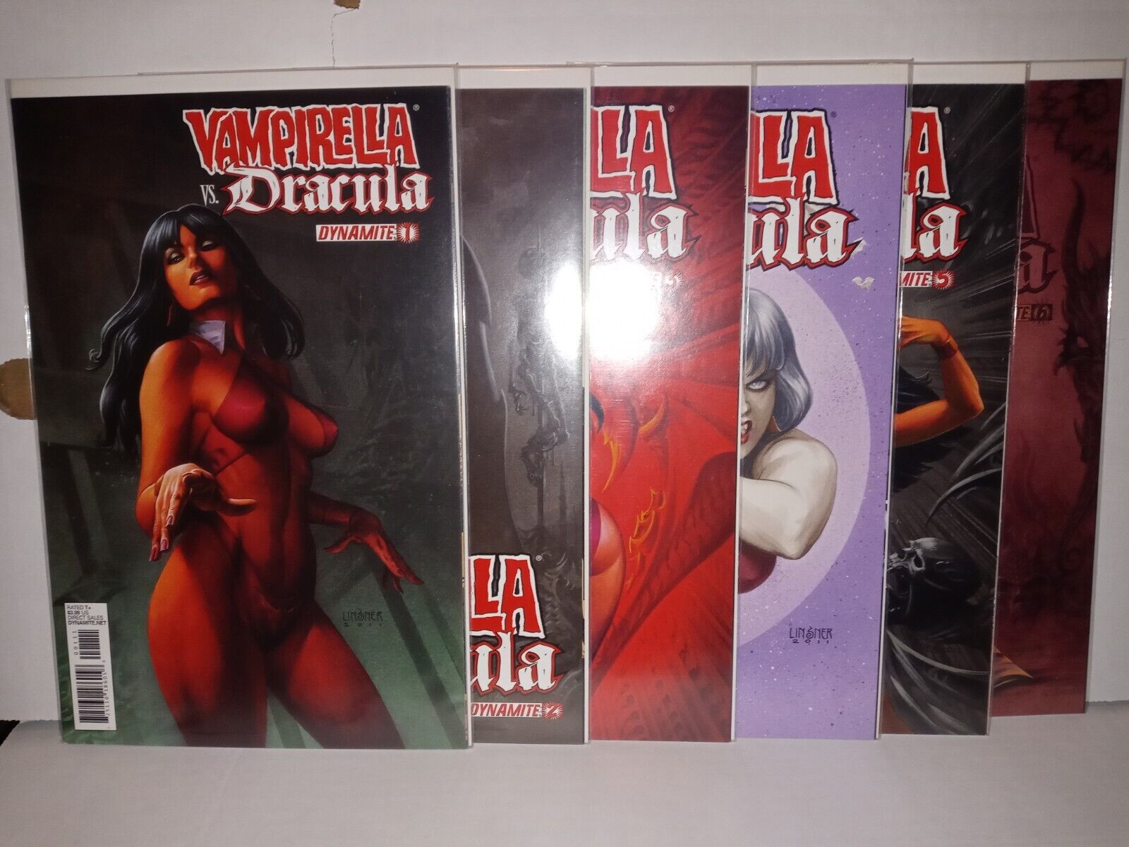 Vampirella vs. Dracula #1-6 Complete Series Dynamite 2012 