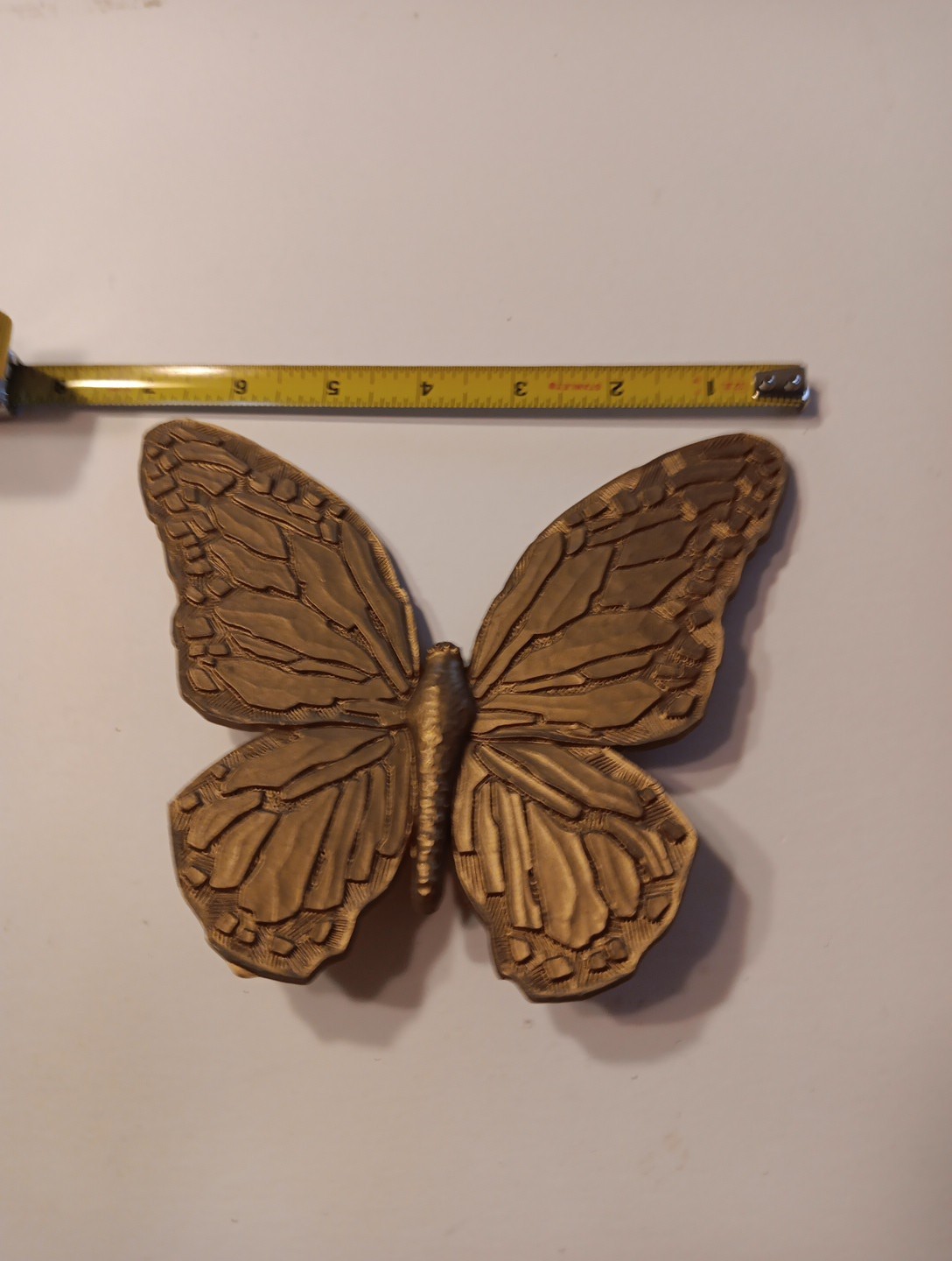 Vintage 1971, Syroco Homco, Gold Butterfly Wall Decor / Hanging, T7040 Vintage 1971, Syroco Homco, Gold Butterfly Wall Decor / Hanging, T7040