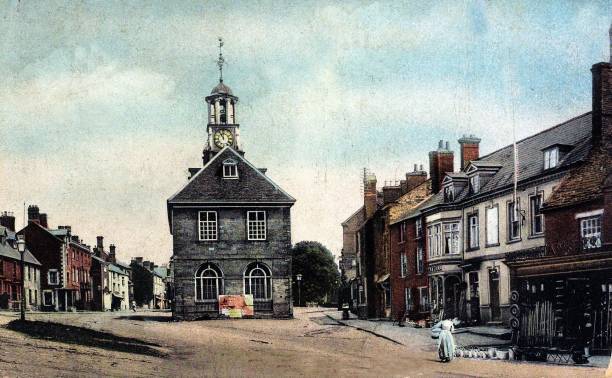 England Northamptonshire The Town Hall Brackley Circa 1910 Old Photo England Northamptonshire The Town Hall Brackley Circa 1910 Old Photo