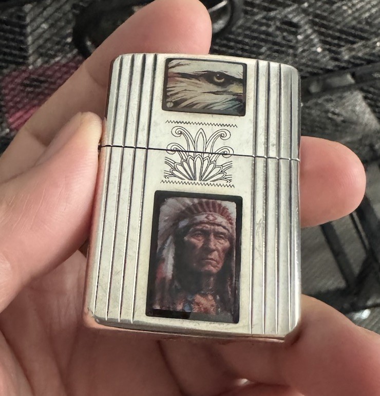 RARE INDIAN SPIRIT  AMOR ZIPPO