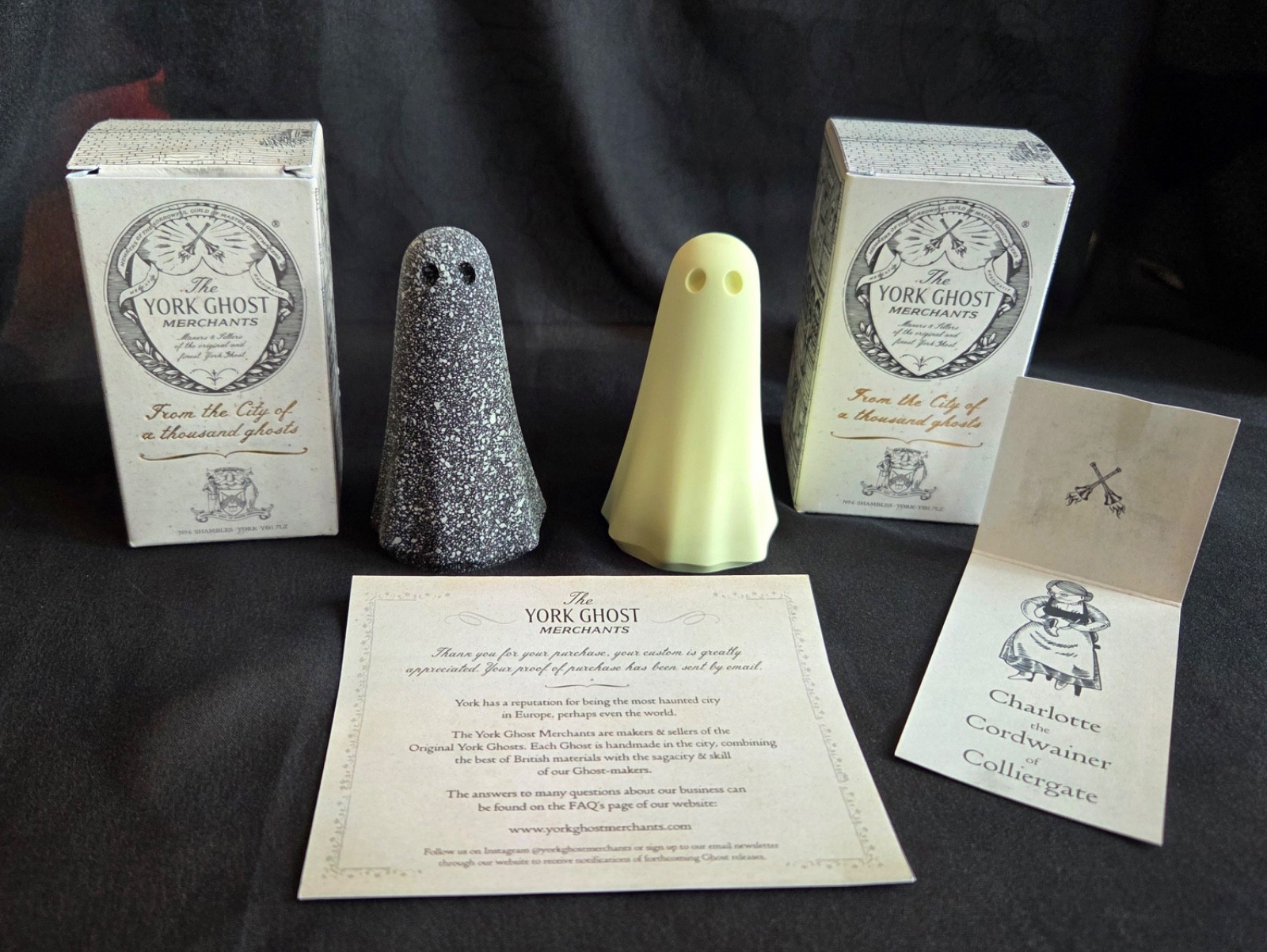 York Ghost Merchants Set The Watchman and Lamplighter Glow in the Dark Halloween York Ghost Merchants Set The Watchman and Lamplighter Glow in the Dark Halloween