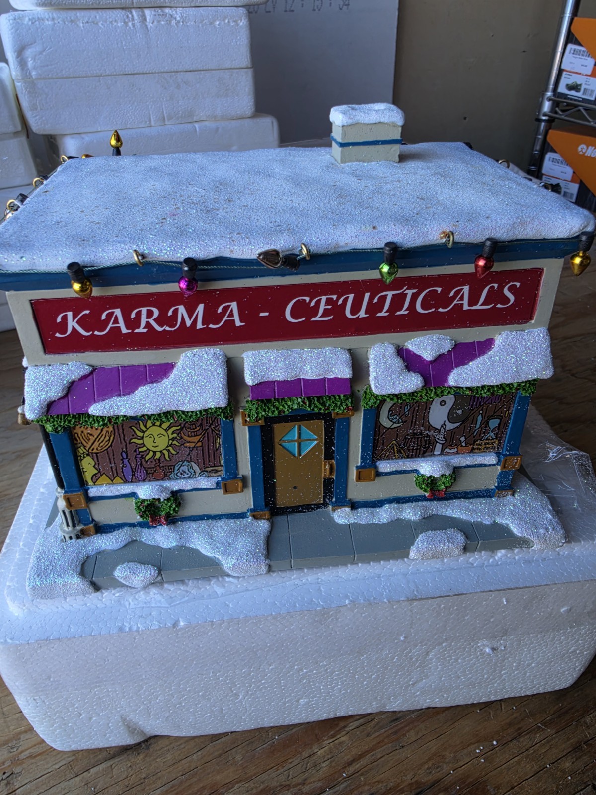 Karma Ceuticals Simpsons Hawthorne Christmas Village, w/ COA Karma Ceuticals Simpsons Hawthorne Christmas Village, w/ COA