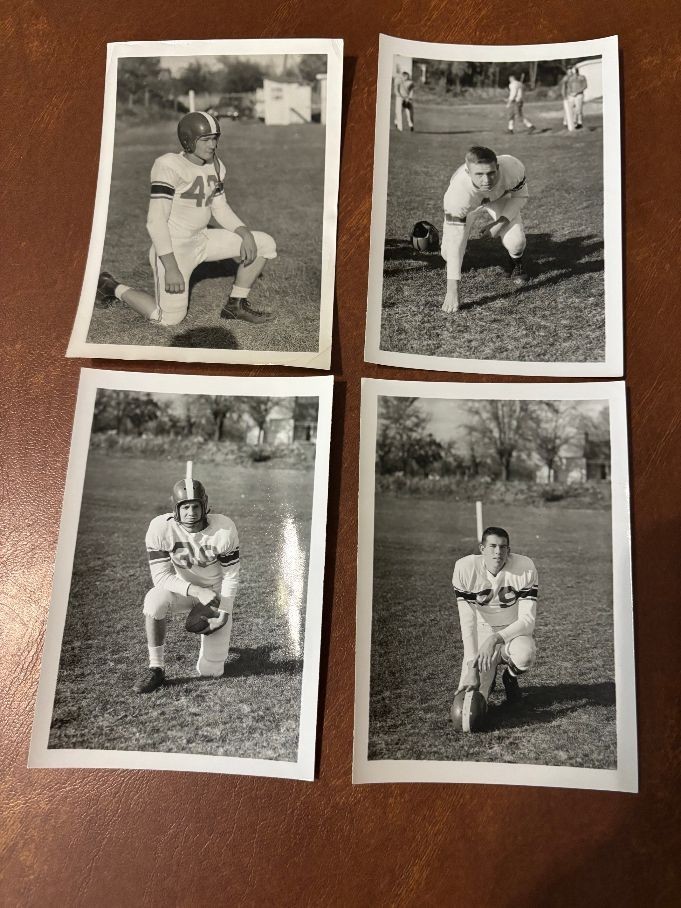 Vintage High School Football Players in Uniform Photos (4) Vintage High School Football Players in Uniform Photos (4)