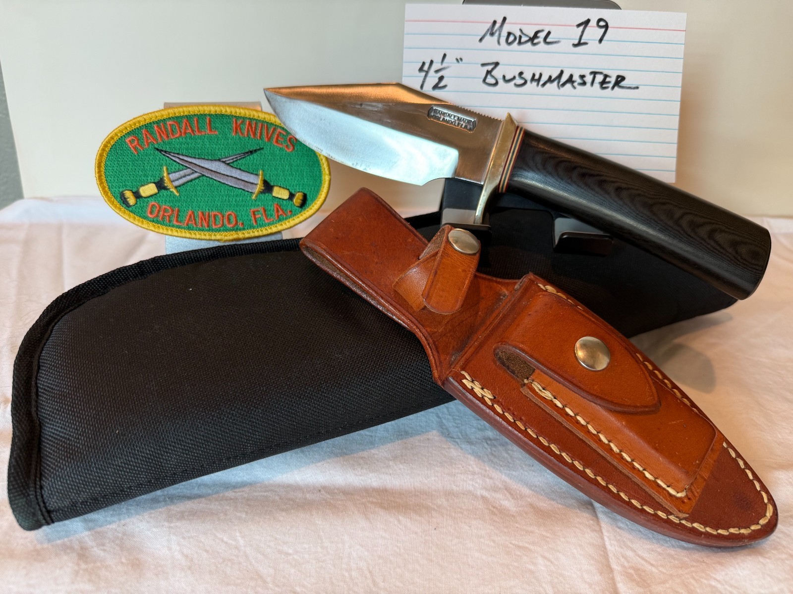 Randall Made Knives - USED Model 19 - 4.5" BUSHMASTER Randall Made Knives - USED Model 19 - 4.5" BUSHMASTER