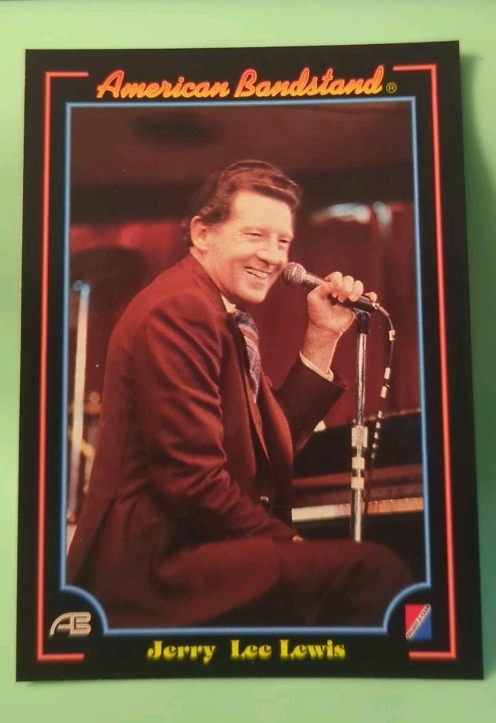 1993 Collect-a-card American Bandstand TV Card #7 Jerry Lee Lewis 1993 Collect-a-card American Bandstand TV Card #7 Jerry Lee Lewis