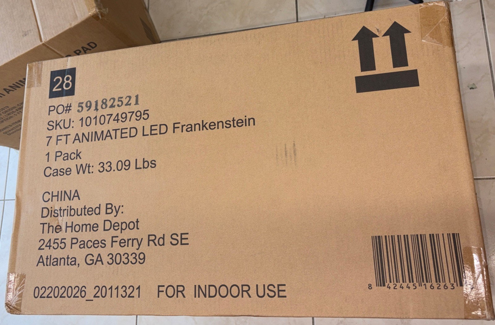 7 ft Animated LED Frankenstein Monster Lifelike Movements Spooky Halloween Decor 7 ft Animated LED Frankenstein Monster Lifelike Movements Spooky Halloween Decor