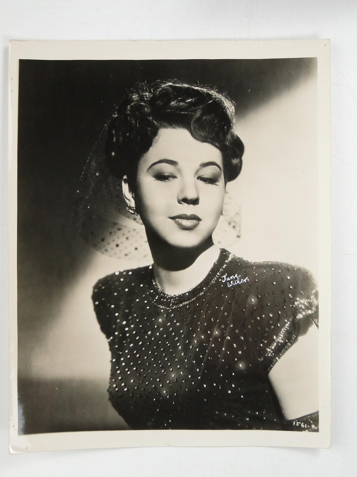 Jane Withers Actress Hollywood Glamour Portrait Sequin Dress c1940s VTG Photo Jane Withers Actress Hollywood Glamour Portrait Sequin Dress c1940s VTG Photo