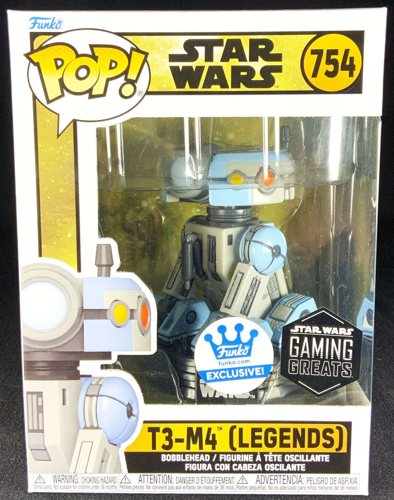 Funko Pop Cave T3-M4 Legends STAR WARS Gaming Greats WEB EXCLUSIVE w/Protector Funko Pop Cave T3-M4 Legends STAR WARS Gaming Greats WEB EXCLUSIVE w/Protector