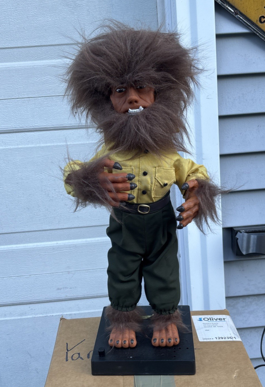 Vtg Wolfman TELCO Universal Studios Monsters Motion-ette Halloween Animatronics Vtg Wolfman TELCO Universal Studios Monsters Motion-ette Halloween Animatronics