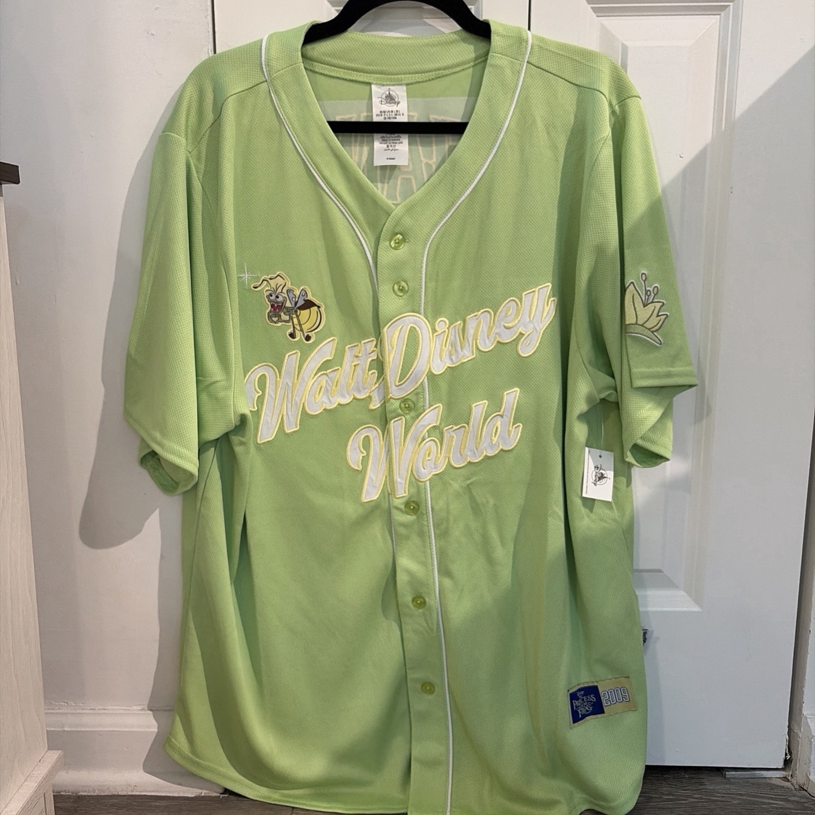 Disney Parks WDW Princess Tiana Baseball Jersey – Size Large (NWT) Disney Parks WDW Princess Tiana Baseball Jersey – Size Large (NWT)