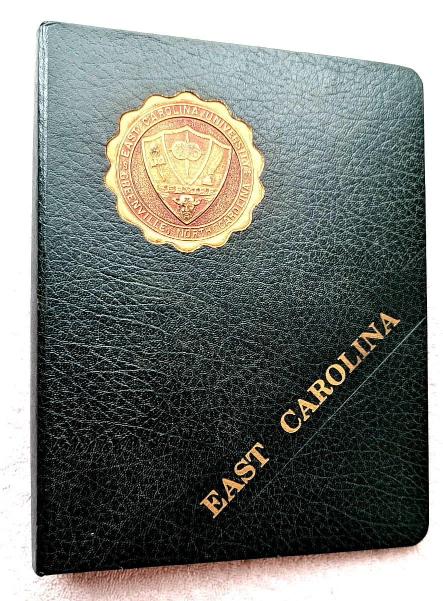 EAST CAROLINA UNIVERSITY, Greenville NC Vintage 8"x10" College Binder c.1980's EAST CAROLINA UNIVERSITY, Greenville NC Vintage 8"x10" College Binder c.1980's
