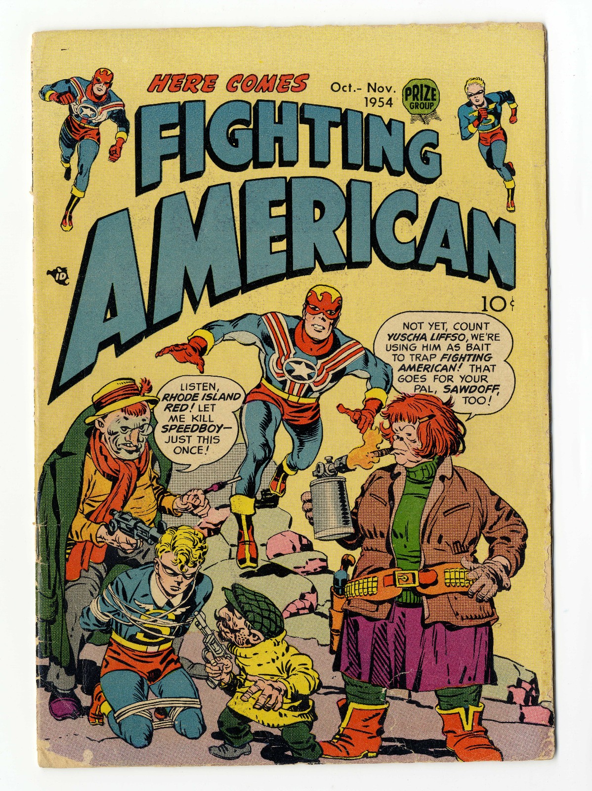 Fighting American #4 Prize 1954 Joe Simon & Jack Kirby Fighting American #4 Prize 1954 Joe Simon & Jack Kirby