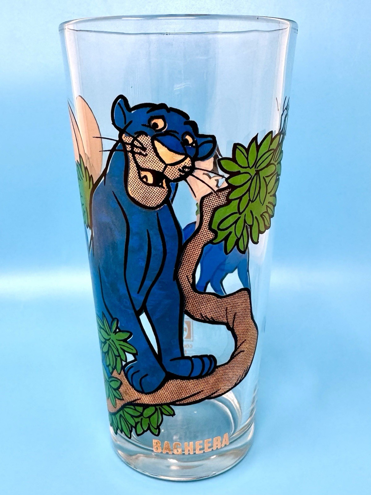 VINTAGE PEPSI COLLECTOR SERIES JUNGLE BOOK "BAGHEERA" GLASS VINTAGE PEPSI COLLECTOR SERIES JUNGLE BOOK "BAGHEERA" GLASS