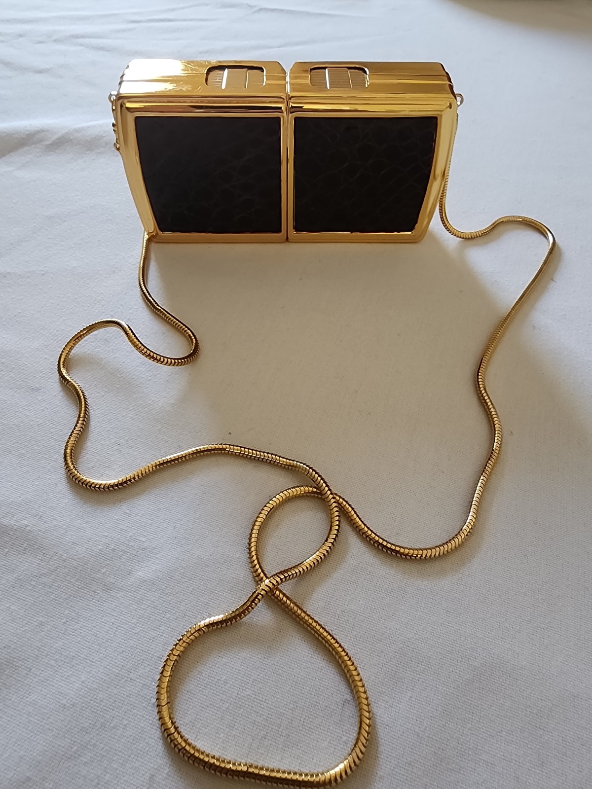 Hans Hensoldt Wetzlar 7x Sliding Opera Glasses - Crocodile Leather - Vintage Hans Hensoldt Wetzlar 7x Sliding Opera Glasses - Crocodile Leather - Vintage