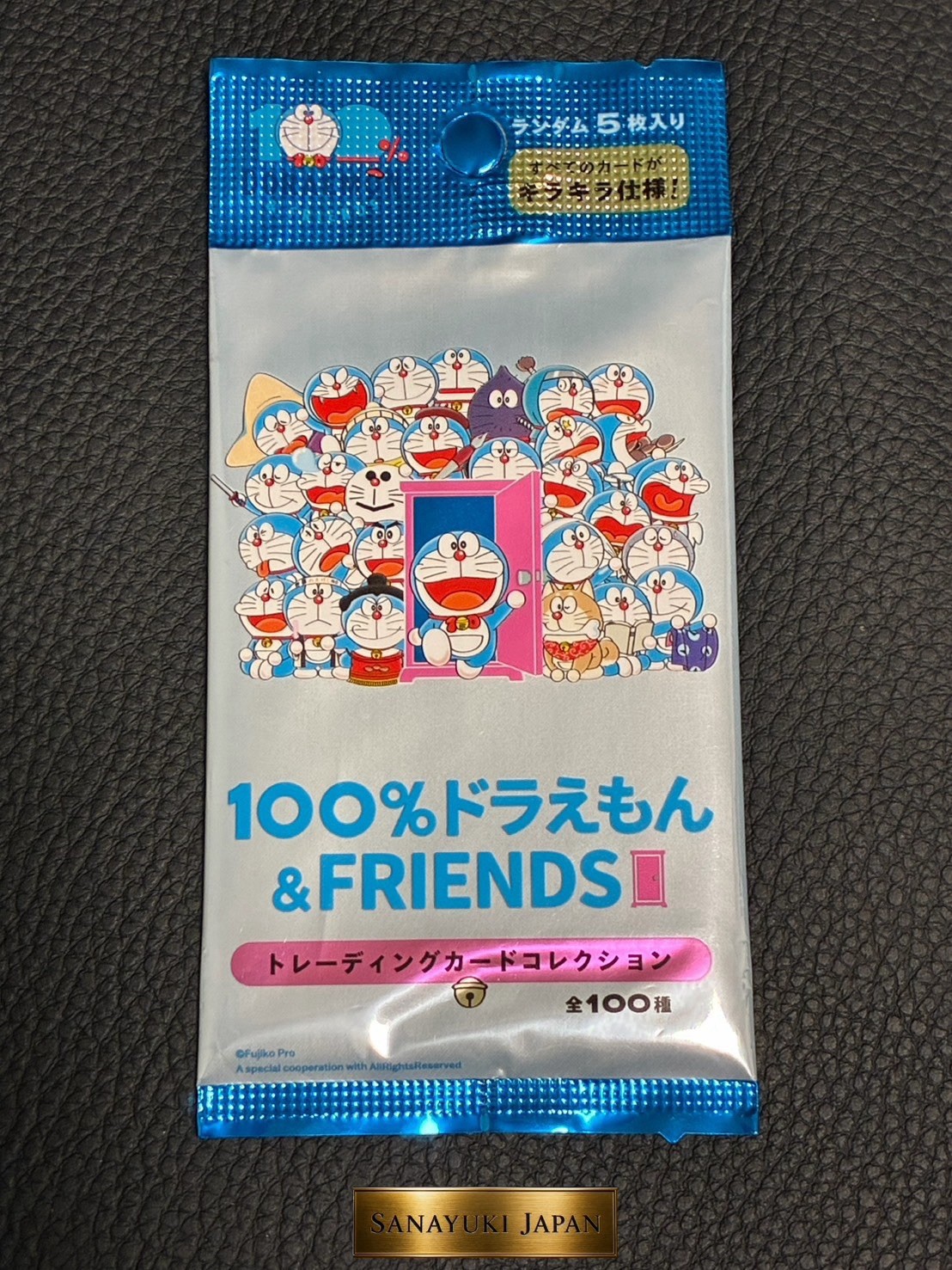 100% Doraemon & Friends Trading Card Collection Sealed Pack 5 Cards Japan