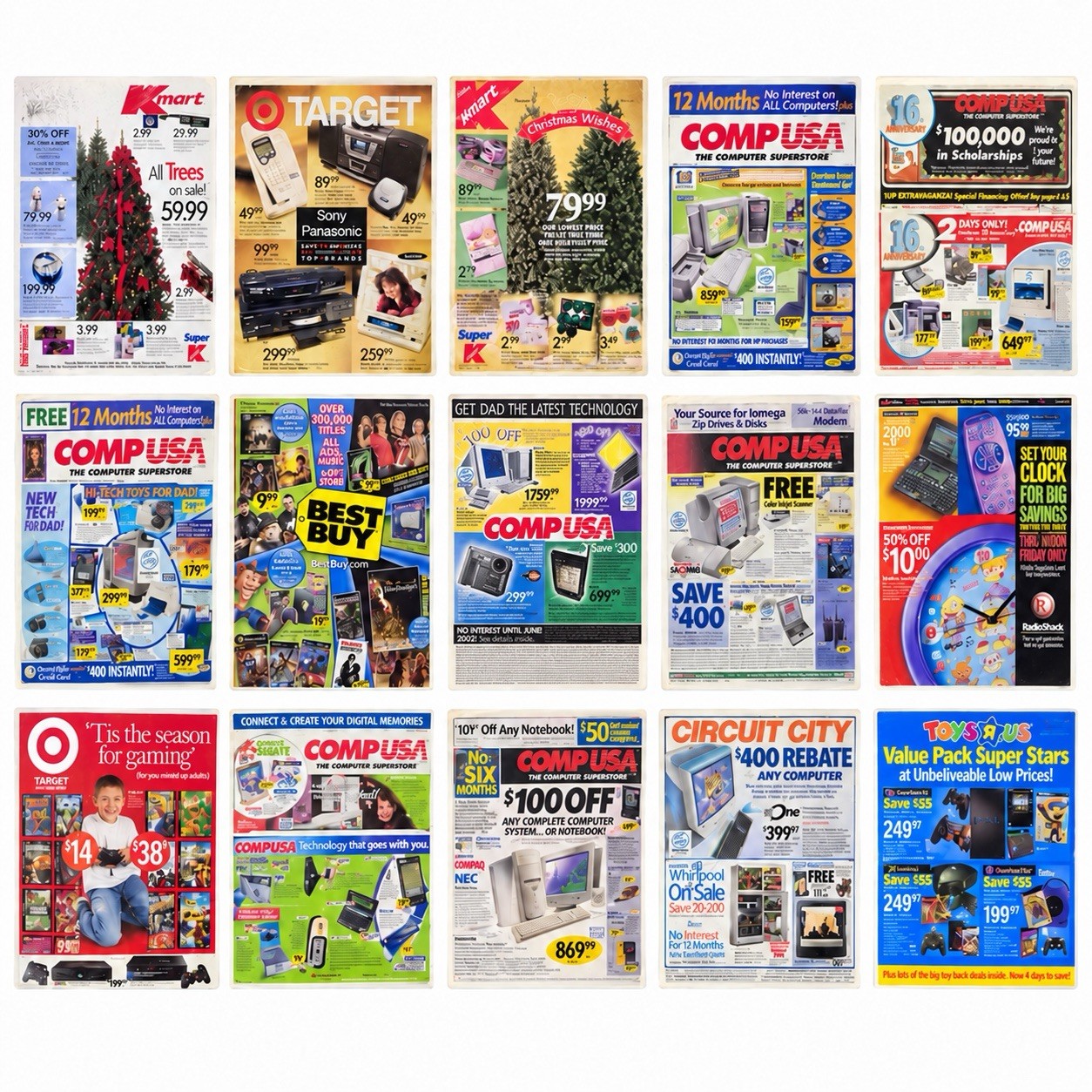 PRIVATE LISTING FOR 27 CIRCULAR STORE CATALOGS PRIVATE LISTING FOR 27 CIRCULAR STORE CATALOGS