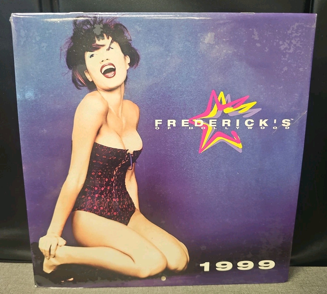 VINTAGE FREDERICK'S HOLLYWOOD CALENDAR 1999 NEW SEALED 🔥👀