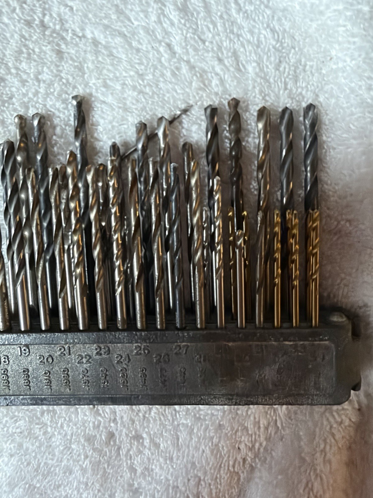 Vintage Acorn Vintage Folding Drill Bit Index Holder 1-60