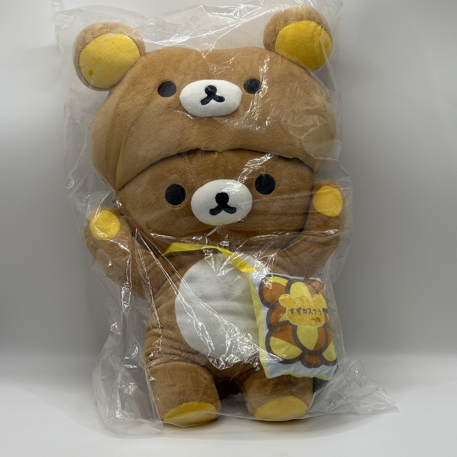 Authentic San-X Rilakkuma Bear Plush Stuffed  Doll Medium 15" NEW