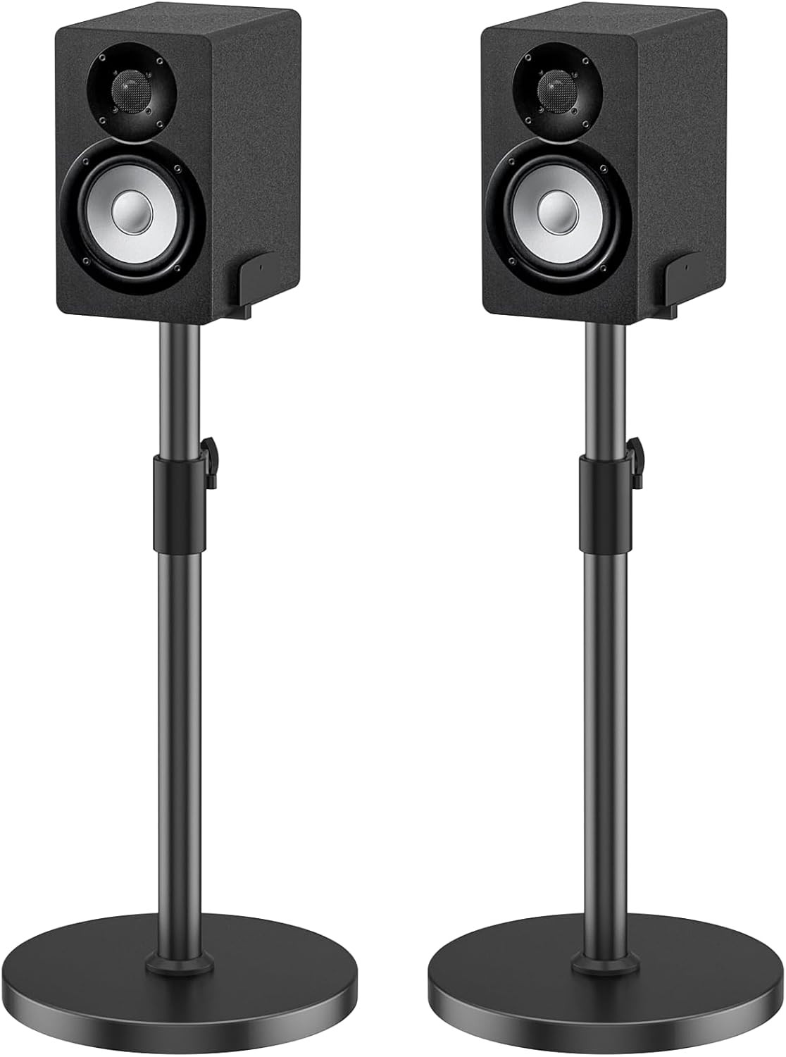 Heavy Duty Studio Monitor Stand Pair for Yamaha HS5/HS7/HS8, Edifier MR4/MR5, JB Heavy Duty Studio Monitor Stand Pair for Yamaha HS5/HS7/HS8, Edifier MR4/MR5, JB