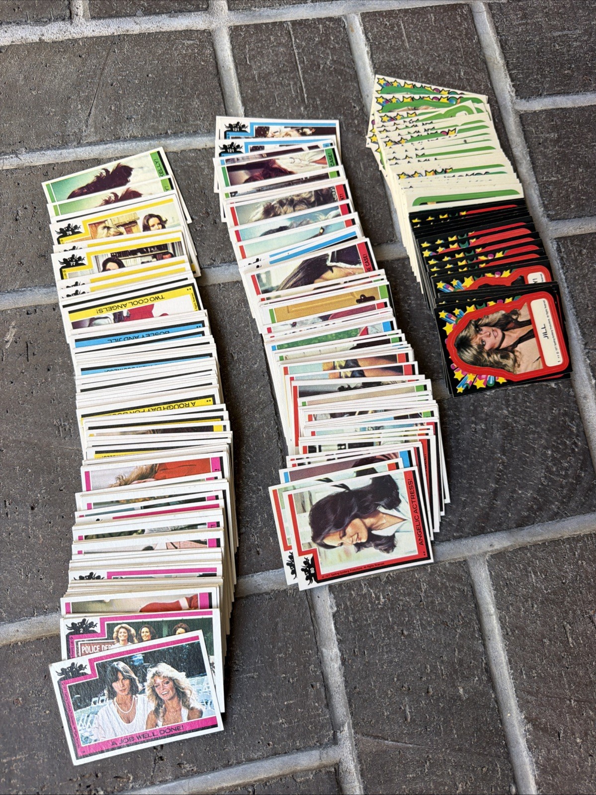 1977 Topps Charlies Angels Complete Series 1 & 2 1-122 Sticker Set 1-22 + EXTRAS 1977 Topps Charlies Angels Complete Series 1 & 2 1-122 Sticker Set 1-22 + EXTRAS