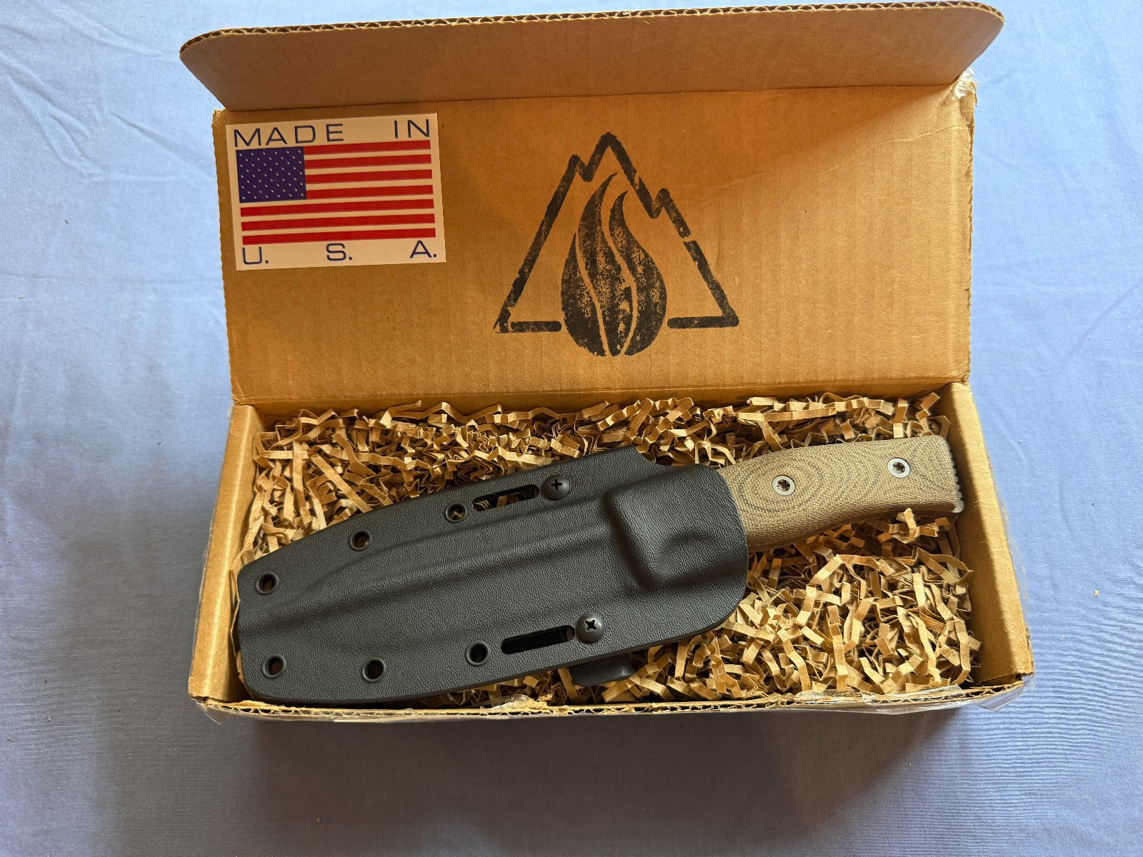 Survive GSO 4.7 CruForgeV Fixed Blade Knife Kydex Sheath Discontinued