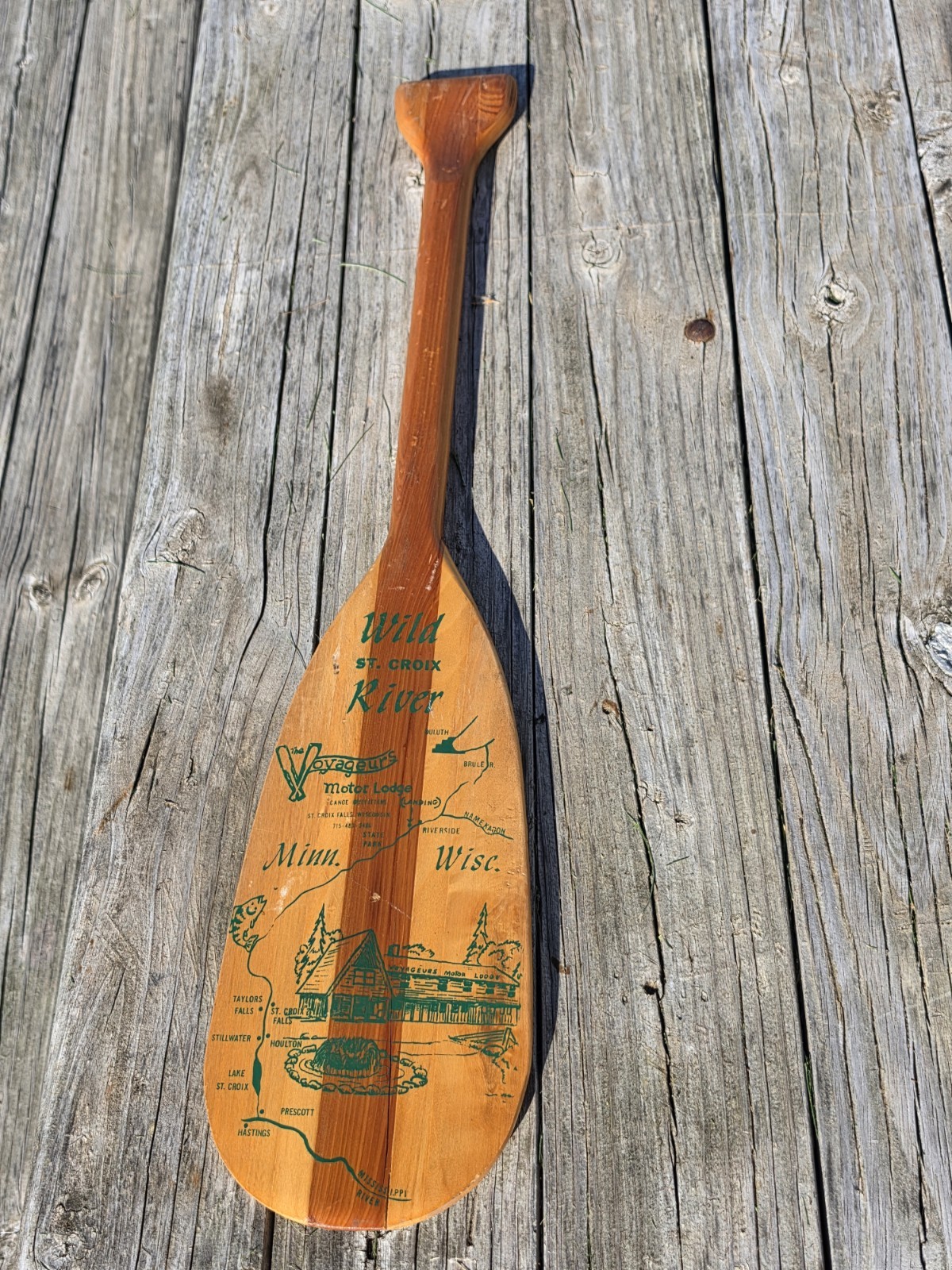 Vintage Minnesota Wisconsin Souvenir Paddle Wild St Croix River Cabin Decor Vintage Minnesota Wisconsin Souvenir Paddle Wild St Croix River Cabin Decor