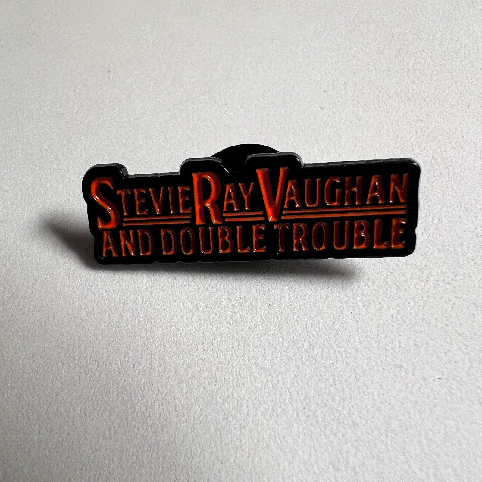 “Stevie Ray Vaughan And Double Trouble” Enamel Pin Badge NEW GIFT Band Music