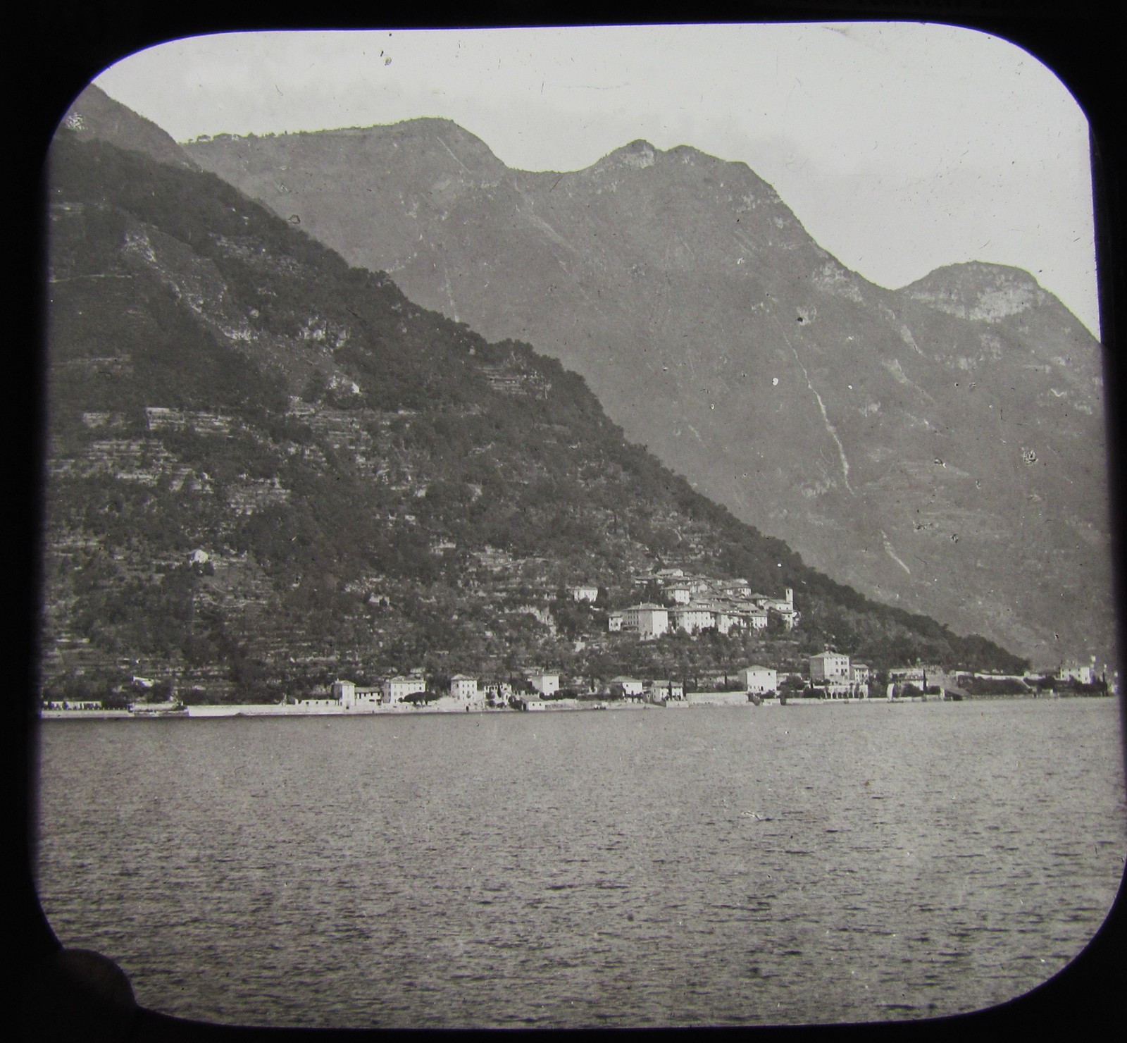 Glass Magic Lantern Slide UNKNOWN LOCATION THE ITALIAN LAKES C1900 ITALY Glass Magic Lantern Slide UNKNOWN LOCATION THE ITALIAN LAKES C1900 ITALY