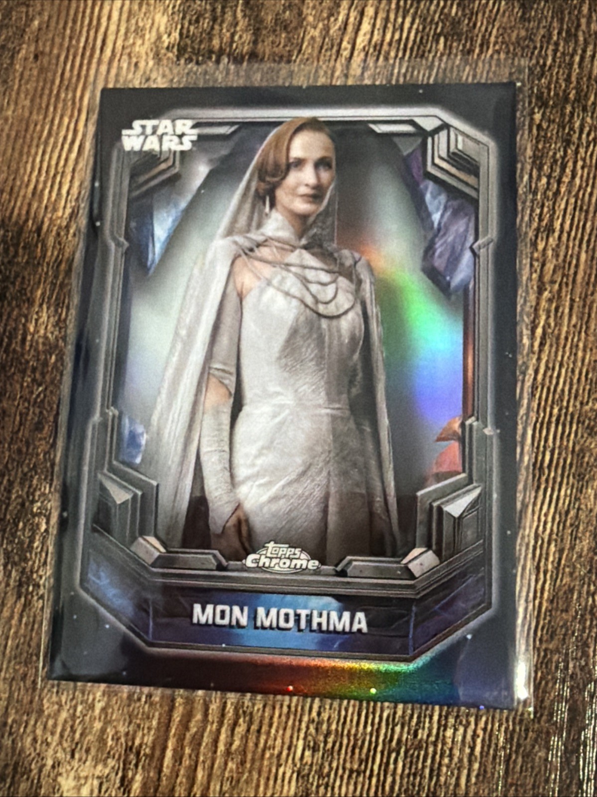 2026 Topps Chrome Star Wars SSP Mon Mothma COS-28 Cosmic Crystals
