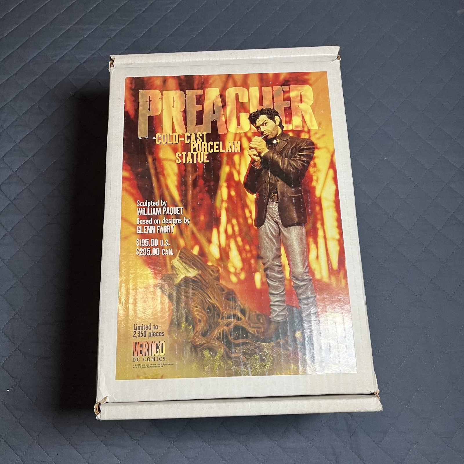 Preacher Cold-Cast Porcelain Statue New DC Vertigo 1997 AMC TV Series Amricons Preacher Cold-Cast Porcelain Statue New DC Vertigo 1997 AMC TV Series Amricons