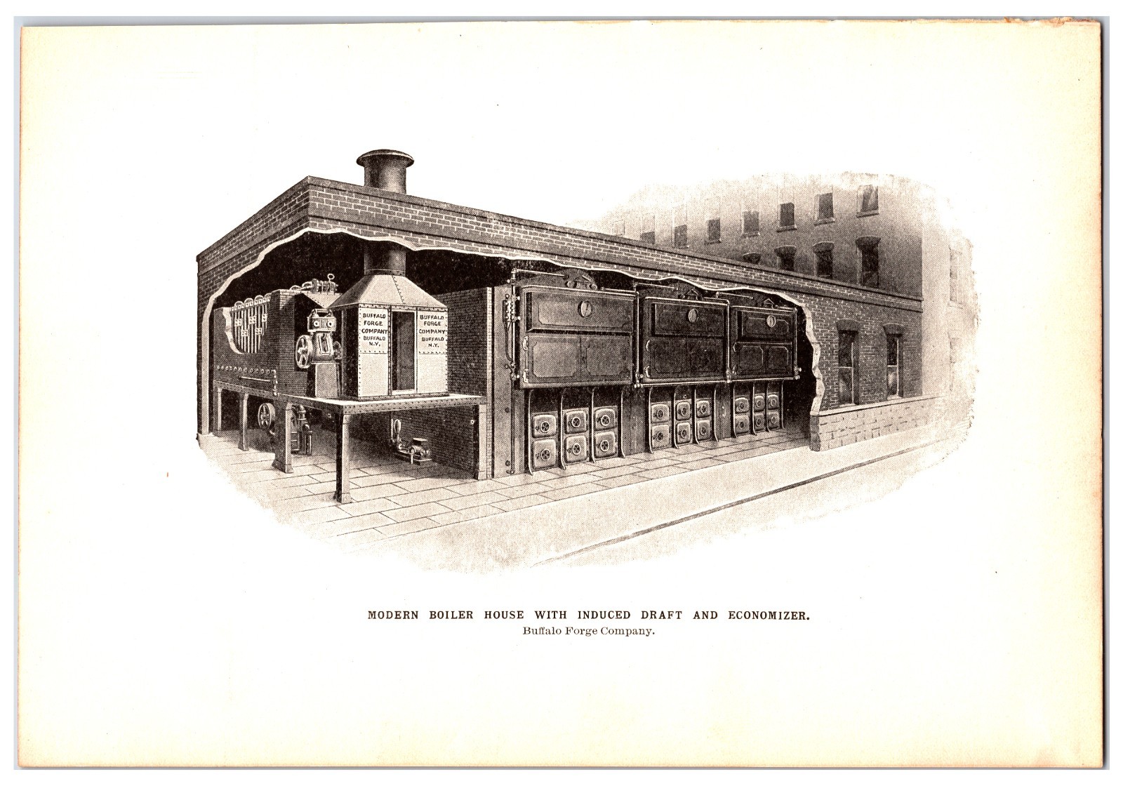 Original 1906 Modern Boiler House - Buffalo Forage Company - Engineering Page Original 1906 Modern Boiler House - Buffalo Forage Company - Engineering Page
