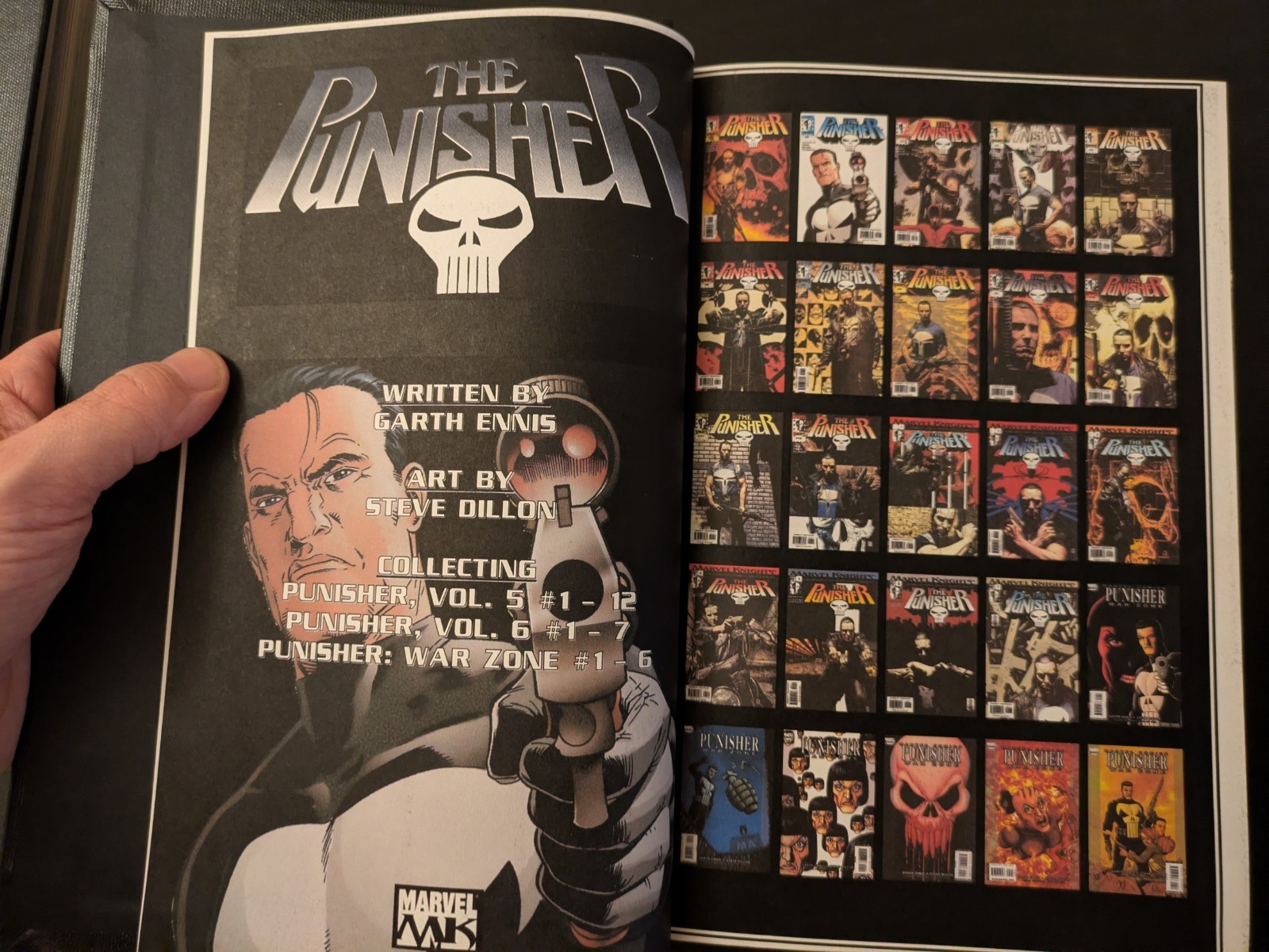 Marvel Knights Punisher Complete Series Custom Hardcover Garth Ennis Marvel Knights Punisher Complete Series Custom Hardcover Garth Ennis