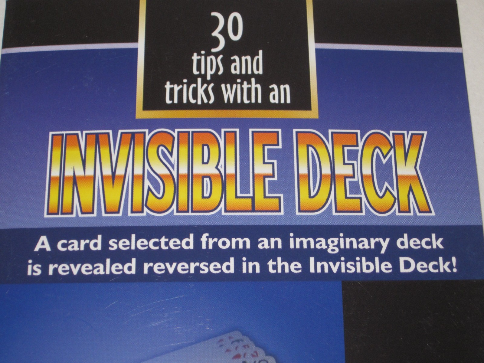Invisible Deck Booklet - Learn Magic Tricks w/Invisible Deck, Close Up, Street Invisible Deck Booklet - Learn Magic Tricks w/Invisible Deck, Close Up, Street
